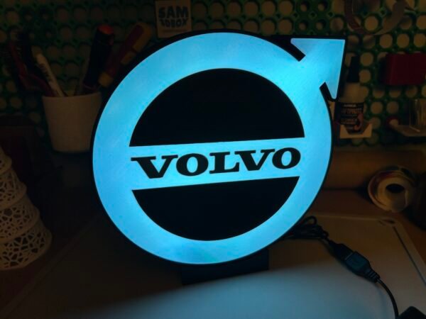 Volvo Logo LED Lightbox - Image 4